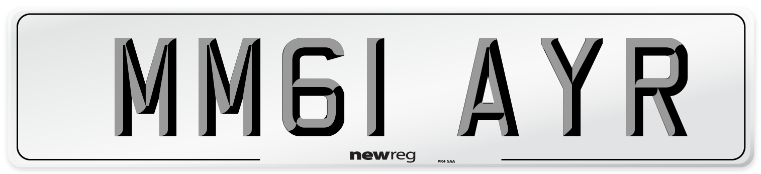 MM61 AYR Number Plate from New Reg